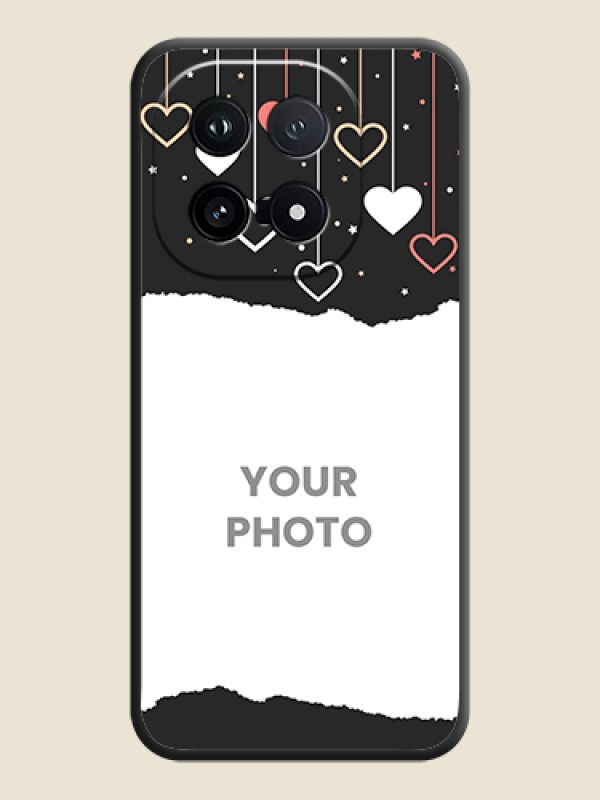 Custom Love Hangings with Splash Wave Picture On Space Black Custom Soft Matte Mobile Back Cover - iQOO 15 5G - alternate view