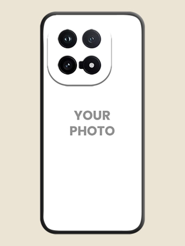 Custom Full Single Pic Upload On Space Black Custom Soft Matte Mobile Back Cover - iQOO 15 5G - alternate view