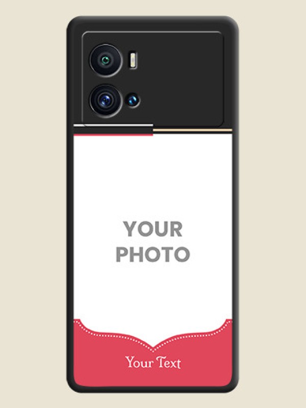 Custom Classic Plain Design with Name on Photo on Space Black Soft Matte Phone Cover - iQOO 9 Pro 5G - alternate view