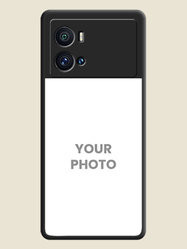 Custom Image Upload With Space Black Color On Custom Soft Matte Mobile Back Cover - Iqoo 9 Pro 5G - alternate view