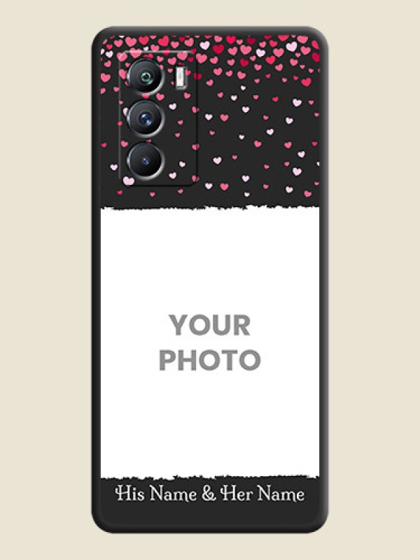 Custom Fall in Love with Your Partner  on Photo on Space Black Soft Matte Phone Cover - iQOO 9 Se 5G - alternate view