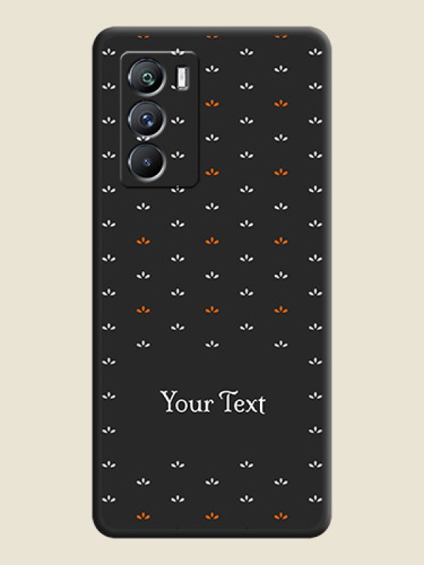 Custom Simple Pattern With Custom Text On Space Black Personalized Soft Matte Phone Covers -Iqoo 9 Se 5G - alternate view