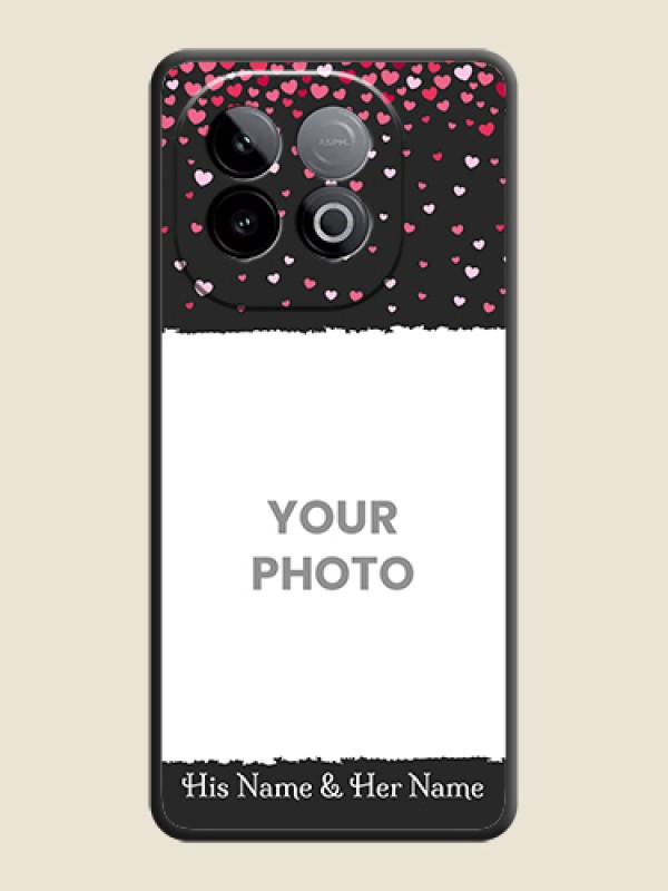 Custom Fall in Love with Your Partner on Photo On Space Black Custom Soft Matte Mobile Back Cover - iQOO Neo 10 5G - alternate view