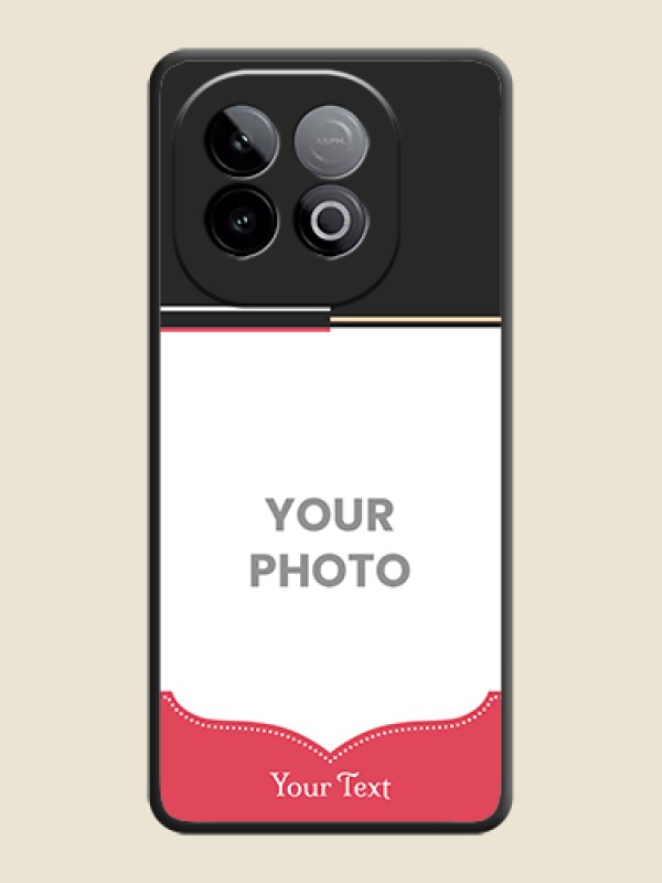 Custom Classic Plain Design with Name On Space Black Custom Soft Matte Mobile Back Cover - iQOO Neo 10 5G - alternate view