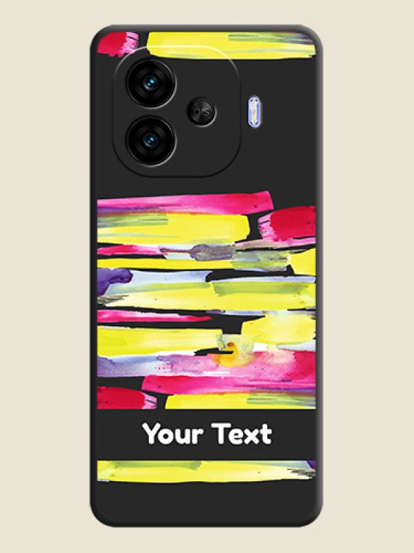Custom Brush Coloured On Space Black Custom Soft Matte Mobile Back Cover - iQOO Neo 10R 5G - alternate view