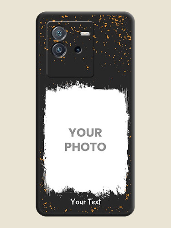 Custom Spray Free Design on Photo on Space Black Soft Matte Phone Cover - iQOO Neo 6 5G - alternate view