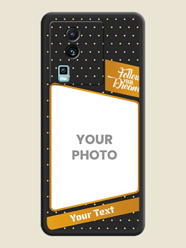 Custom Follow Your Dreams with White Dots on Space Black Custom Soft Matte Phone Cases - iQOO Neo 7 5G - alternate view