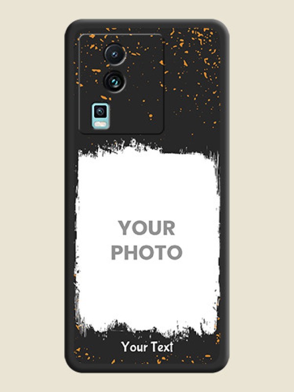 Custom Spray Free Design on Photo on Space Black Soft Matte Phone Cover - iQOO Neo 7 5G - alternate view