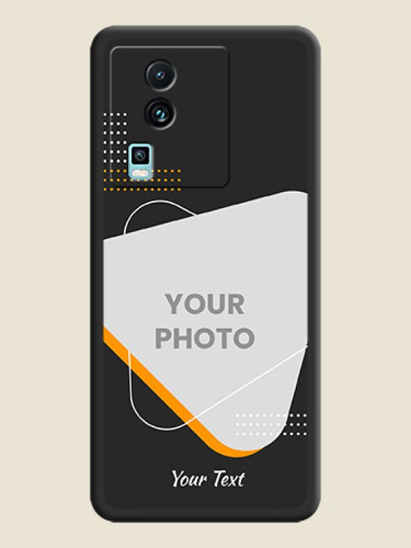 Custom Yellow Triangle - Photo on Space Black Soft Matte Phone Cover -iQOO Neo 7 Pro 5G - alternate view