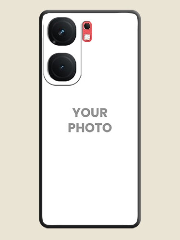 Custom Full Single Pic Upload On Space Black Personalized Soft Matte Phone Covers - iQOO Neo 9 Pro 5G - alternate view