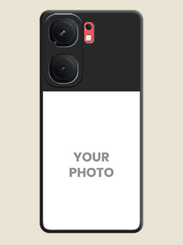 Custom Image Upload With Space Black Color On Custom Soft Matte Mobile Back Cover - Iqoo Neo 9 Pro 5G - alternate view