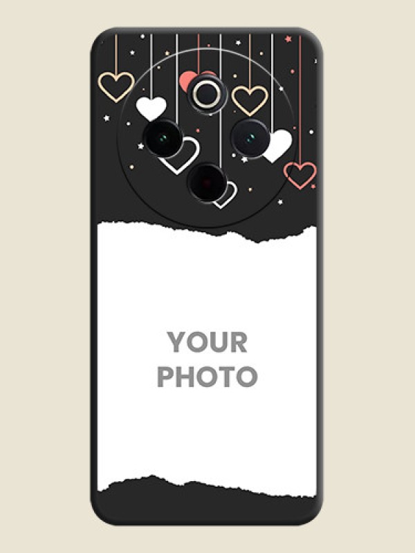 Custom Love Hangings with Splash Wave Picture On Space Black Custom Soft Matte Mobile Back Cover - iQOO Z10 5G - alternate view