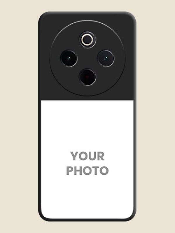 Custom Image Upload With Space Black Color On Custom Soft Matte Mobile Back Cover - Iqoo Z10 5G - alternate view