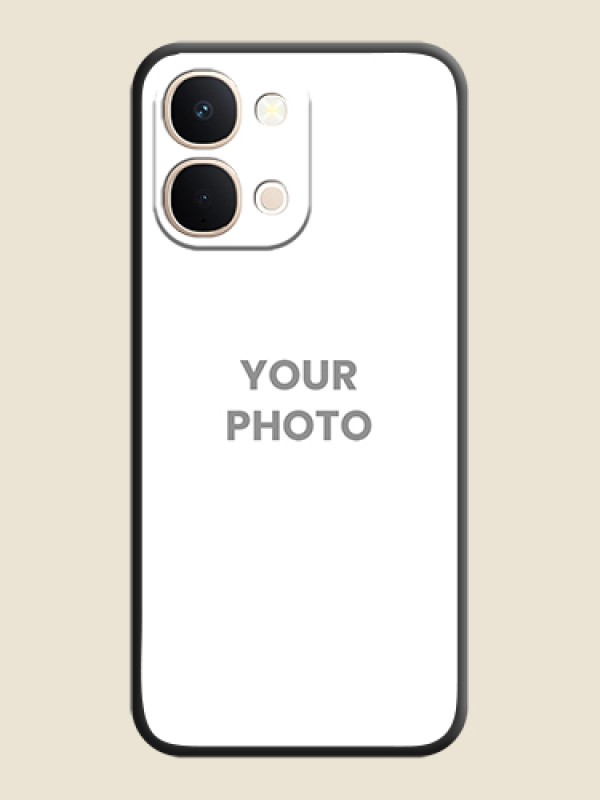 Custom Full Single Pic Upload On Space Black Custom Soft Matte Mobile Back Cover - iQOO Z11X 5G - alternate view