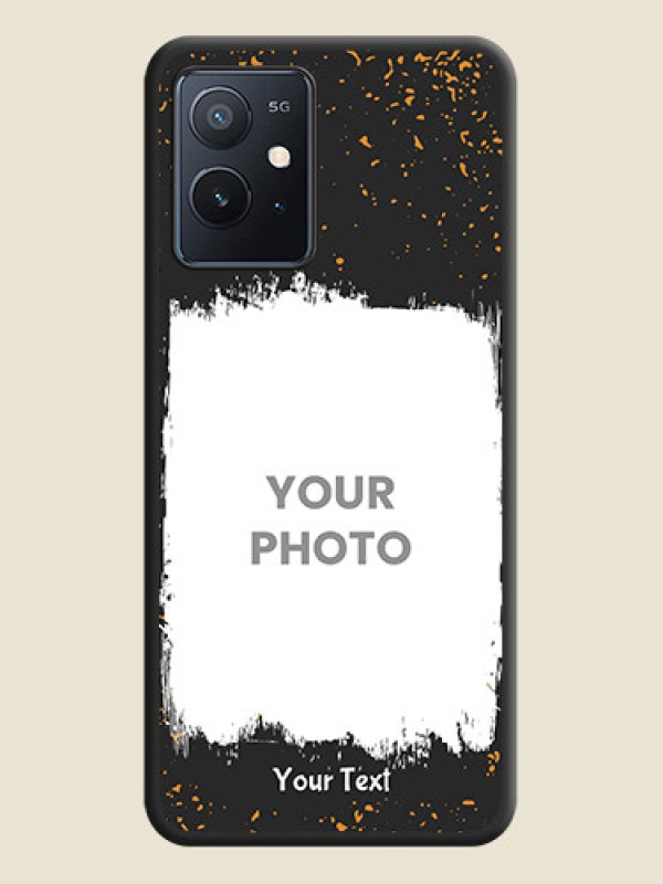 Custom Spray Free Design on Photo on Space Black Soft Matte Phone Cover - iQOO Z6 5G - alternate view