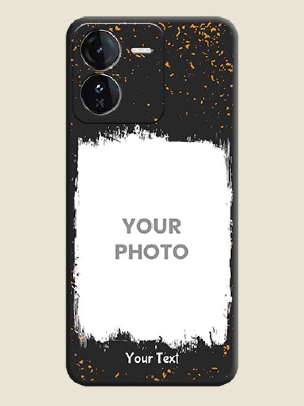 Custom Spray Free Design on Photo On Space Black Custom Soft Matte Mobile Back Cover - iQOO Z9 5G - alternate view