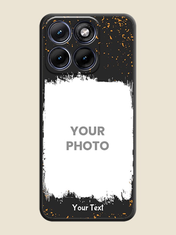 Custom Spray Free Design on Photo On Space Black Custom Soft Matte Mobile Back Cover - Motorola Edge 70 5G - alternate view