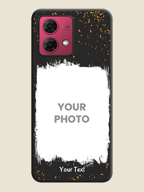 Custom Spray Free Design - Photo on Space Black Soft Matte Phone Cover - Motorola Moto G84 5G - alternate view