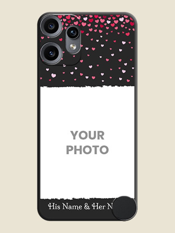 Custom Fall in Love with Your Partner on Photo On Space Black Custom Soft Matte Mobile Back Cover - Nothing CMF Phone 2 Pro 5G - alternate view