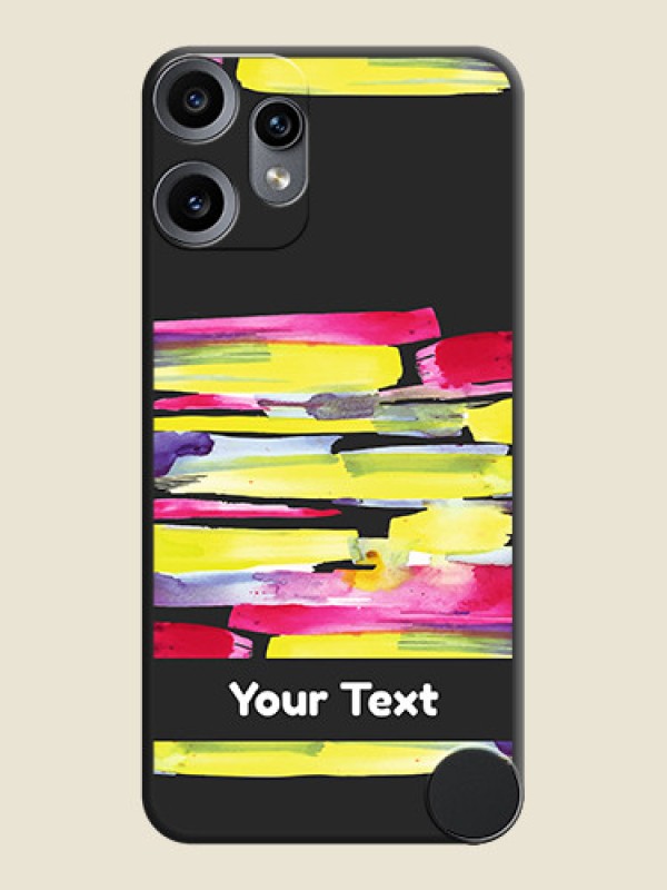 Custom Brush Coloured On Space Black Custom Soft Matte Mobile Back Cover - Nothing CMF Phone 2 Pro 5G - alternate view