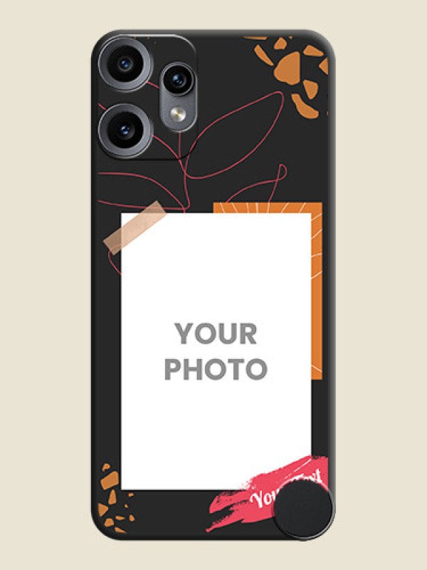 Custom Orange Photo Frame On Space Black Custom Soft Matte Mobile Back Cover - Nothing CMF Phone 2 Pro 5G - alternate view