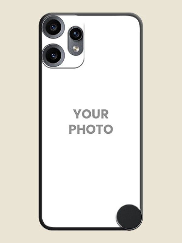 Custom Full Single Pic Upload On Space Black Custom Soft Matte Mobile Back Cover - Nothing CMF Phone 2 Pro 5G - alternate view