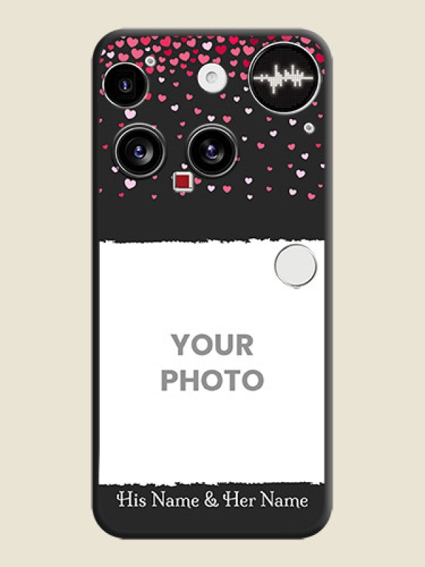 Custom Fall in Love with Your Partner on Photo On Space Black Custom Soft Matte Mobile Back Cover - Nothing Phone 3 5G - alternate view