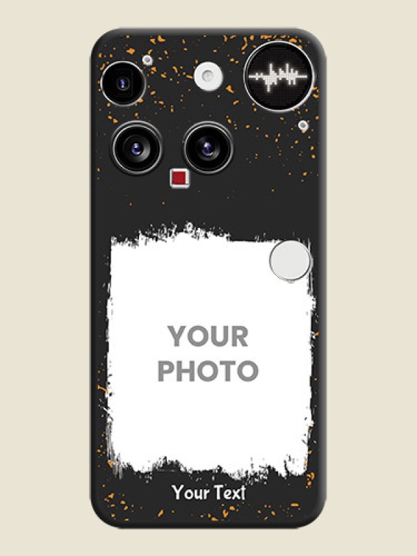 Custom Spray Free Design on Photo On Space Black Custom Soft Matte Mobile Back Cover - Nothing Phone 3 5G - alternate view