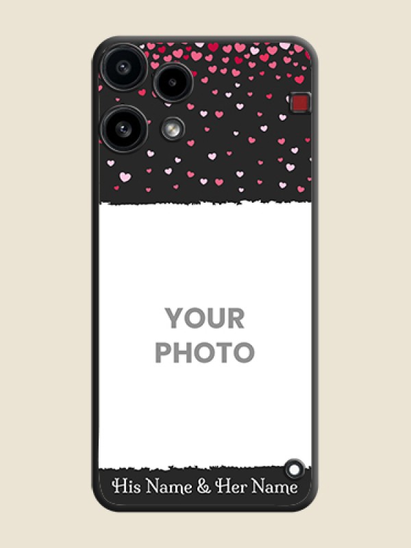 Custom Fall in Love with Your Partner on Photo On Space Black Custom Soft Matte Mobile Back Cover - Nothing Phone 3A Lite 5G - alternate view