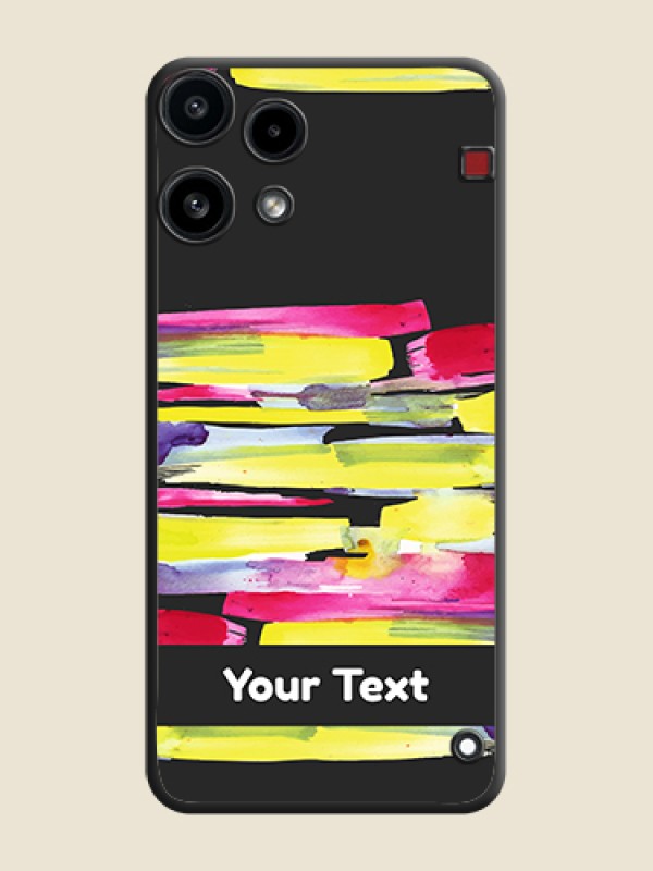Custom Brush Coloured On Space Black Custom Soft Matte Mobile Back Cover - Nothing Phone 3A Lite 5G - alternate view