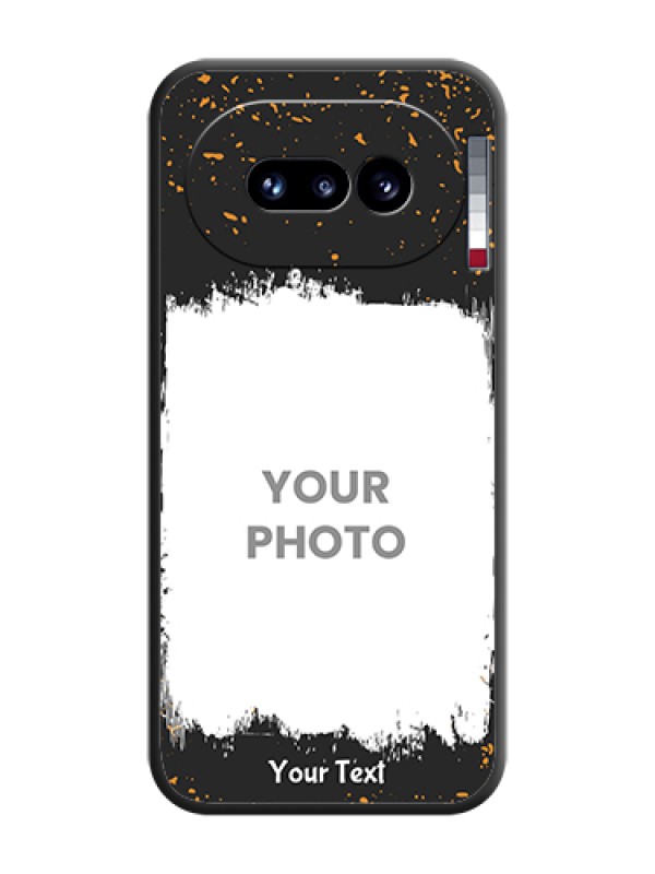 Custom Spray Free Design on Photo On Space Black Custom Soft Matte Mobile Back Cover - Nothing Phone 4A 5G - alternate view