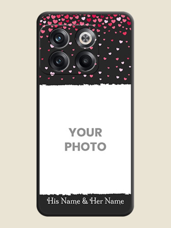 Custom Fall in Love with Your Partner  on Photo on Space Black Soft Matte Phone Cover - OnePlus 10T 5G - alternate view