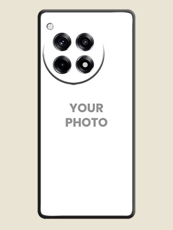 Custom Full Single Pic Upload On Space Black Personalized Soft Matte Phone Covers - OnePlus 12R 5G - alternate view
