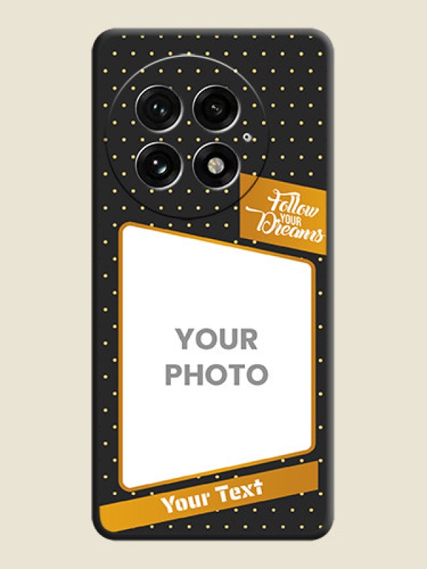 Custom Follow Your Dreams with White Dots On Space Black Custom Soft Matte Mobile Back Cover - OnePlus 13 5G - alternate view