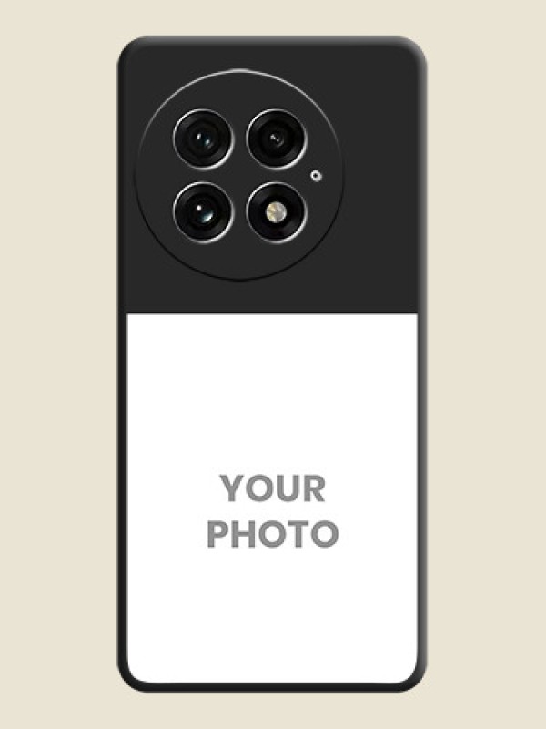 Custom Image Upload With Space Black Color On Custom Soft Matte Mobile Back Cover - OnePlus 13 5G - alternate view