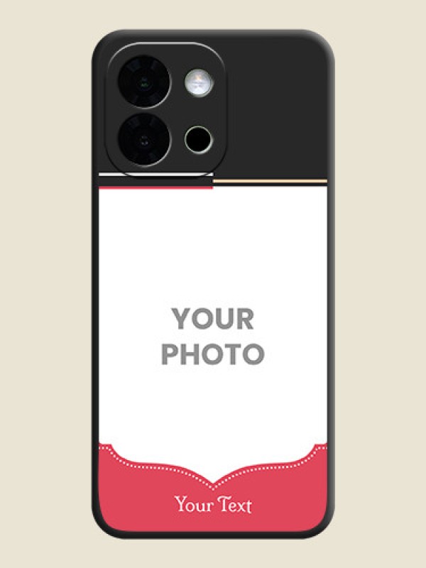 Custom Classic Plain Design with Name On Space Black Custom Soft Matte Mobile Back Cover - OnePlus 13s 5G - alternate view
