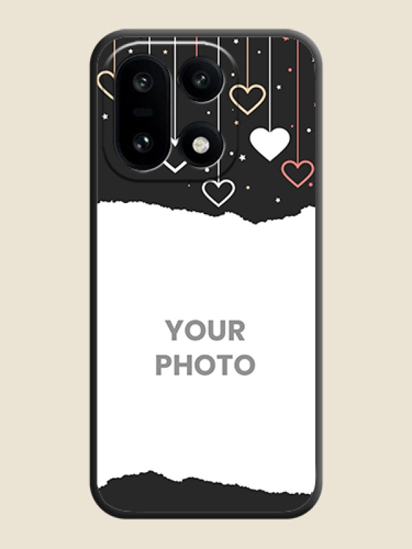 Custom Love Hangings with Splash Wave Picture On Space Black Custom Soft Matte Mobile Back Cover - OnePlus 15 5G - alternate view