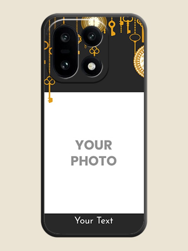 Custom Decorative Design with Text On Space Black Custom Soft Matte Mobile Back Cover - OnePlus 15 5G - alternate view