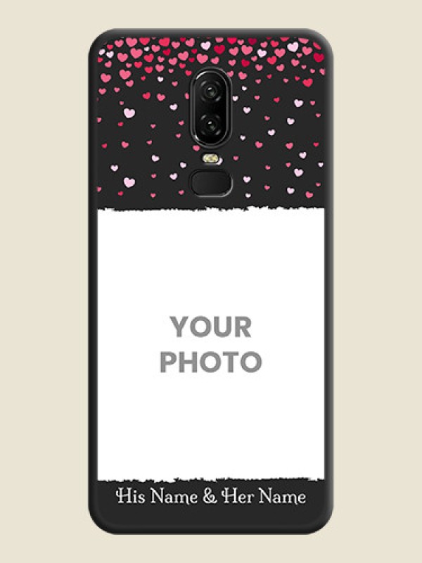 Custom Fall in Love with Your Partner  - Photo on Space Black Soft Matte Phone Cover - OnePlus 6 - alternate view