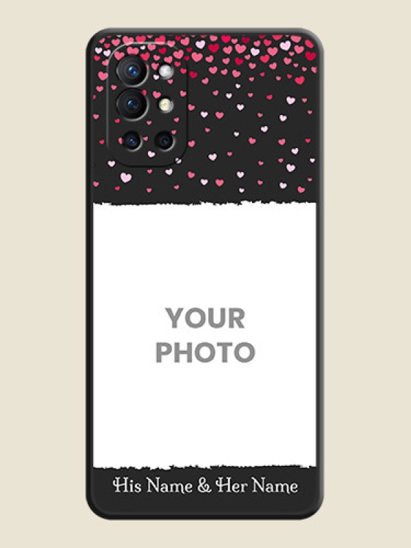 Custom Fall in Love with Your Partner  on Photo on Space Black Soft Matte Phone Cover - Oneplus 9R 5G - alternate view