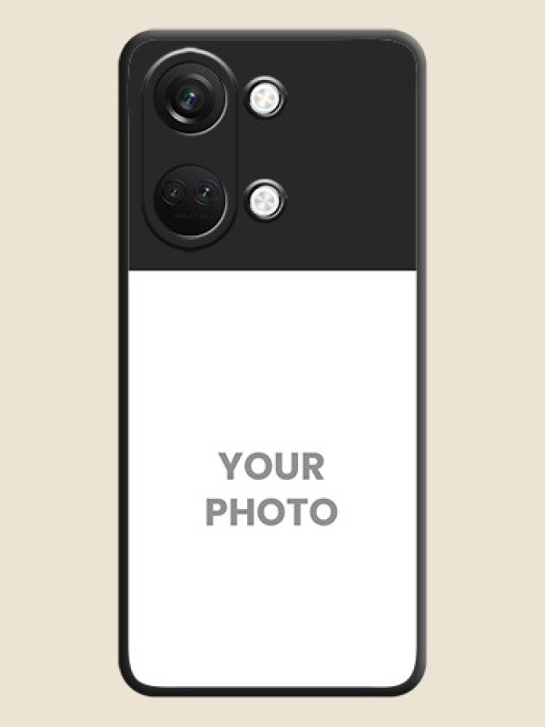 Custom Image Upload With Space Black Color On Custom Soft Matte Mobile Back Cover - OnePlus Nord 3 5G - alternate view