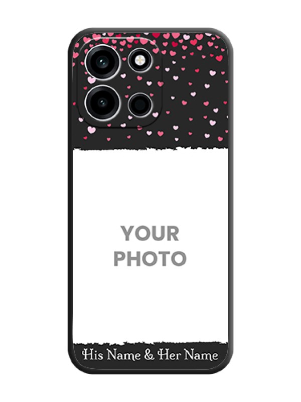 Custom Fall in Love with Your Partner on Photo On Space Black Custom Soft Matte Mobile Back Cover - OnePlus Nord 6 5G - alternate view