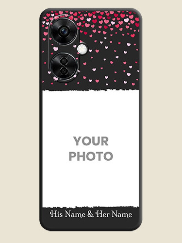 Custom Fall in Love with Your Partner  on Photo on Space Black Soft Matte Phone Cover - Nord CE 3 Lite 5G - alternate view