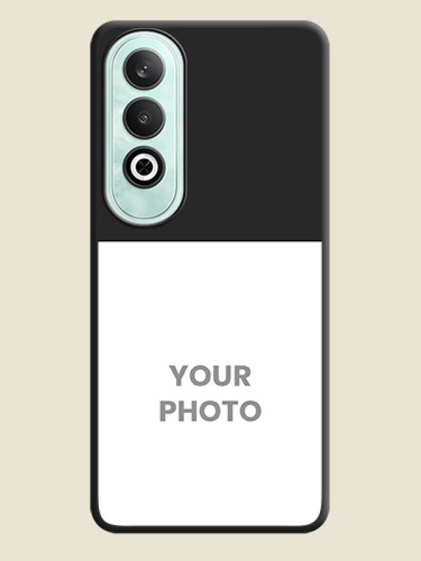 Custom Image Upload With Space Black Color On Custom Soft Matte Mobile Back Cover - OnePlus Nord Ce 4 - alternate view