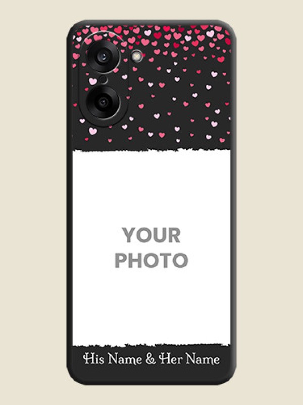 Custom Fall in Love with Your Partner on Photo On Space Black Custom Soft Matte Mobile Back Cover - OnePlus Nord CE 5 5G - alternate view