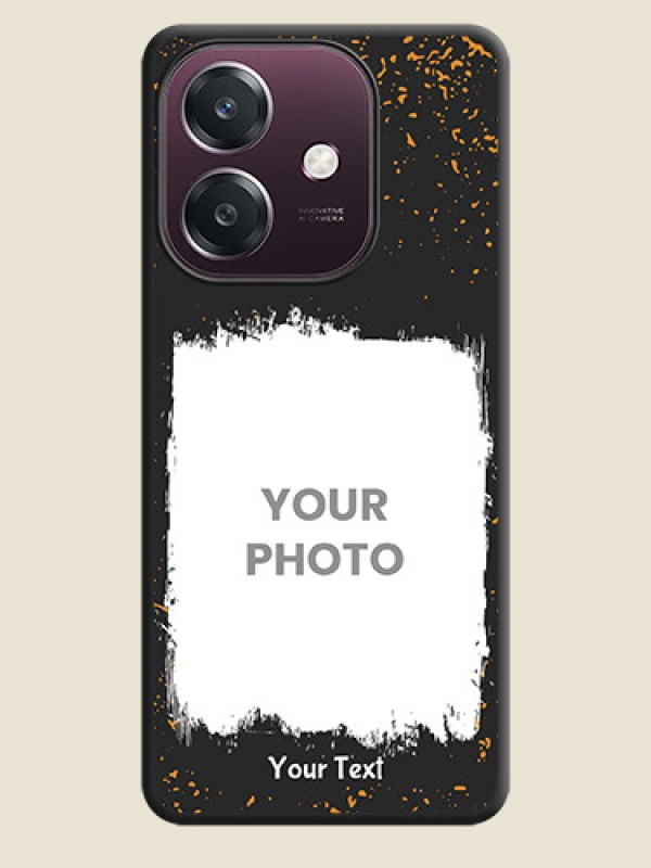 Custom Spray Free Design on Photo On Space Black Custom Soft Matte Mobile Back Cover - Oppo A3 5G - alternate view