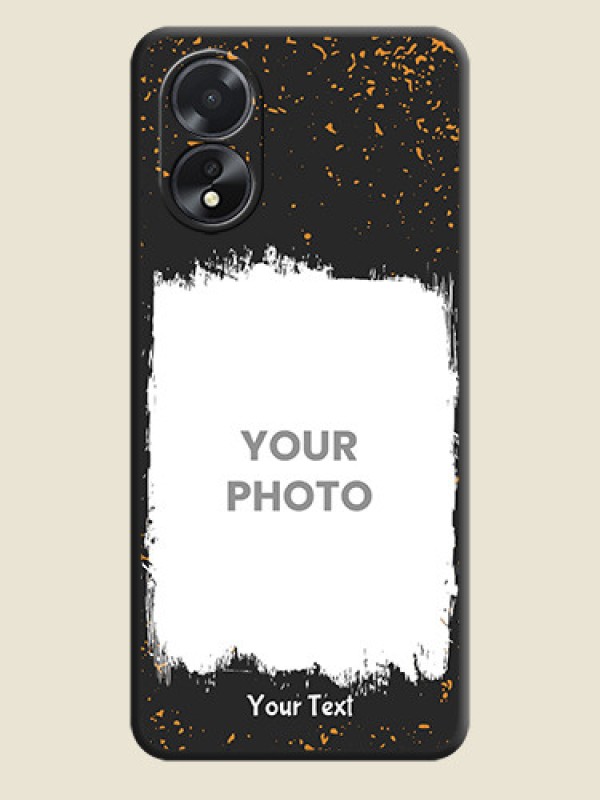 Custom Spray Free Design - Photo on Space Black Soft Matte Phone Cover - Oppo A38 - alternate view