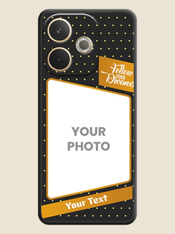 Custom Follow Your Dreams with White Dots On Space Black Custom Soft Matte Mobile Back Cover - Oppo A5 Pro 5G - alternate view