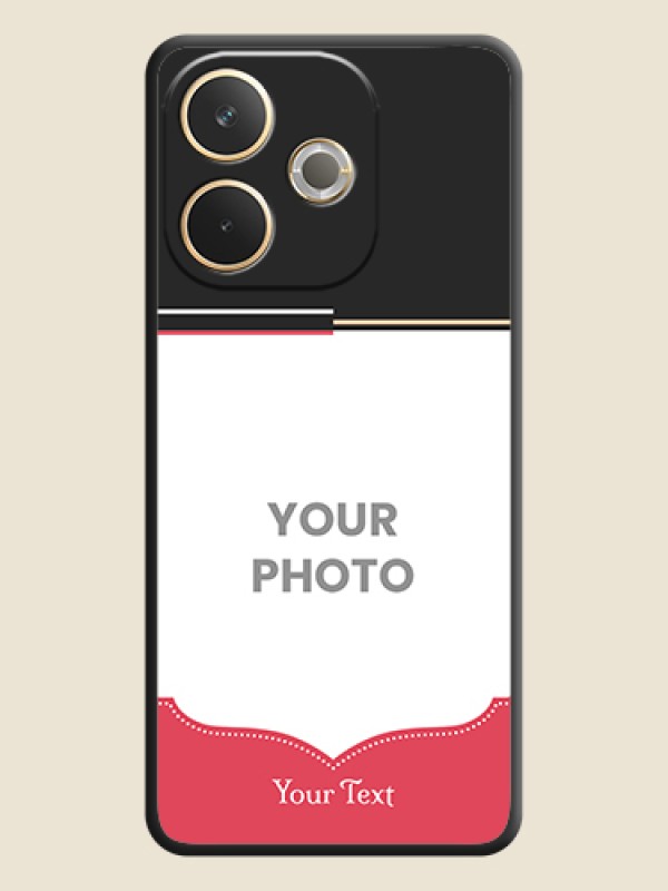 Custom Classic Plain Design with Name On Space Black Custom Soft Matte Mobile Back Cover - Oppo A5 Pro 5G - alternate view