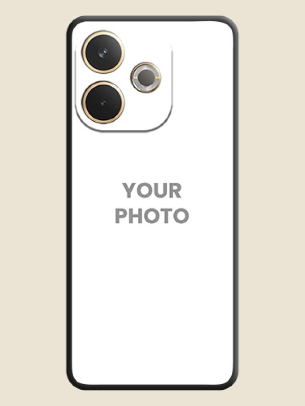 Custom Full Single Pic Upload On Space Black Custom Soft Matte Mobile Back Cover - Oppo A5 Pro 5G - alternate view